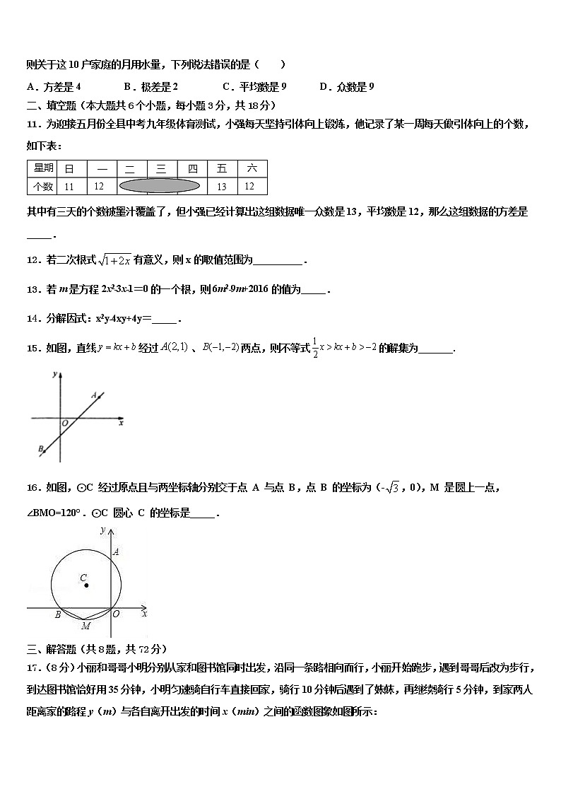 2022届成都十八中学重点中学中考数学押题卷含解析第3页