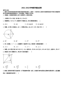 2022届广西浦北县市级名校中考数学对点突破模拟试卷含解析