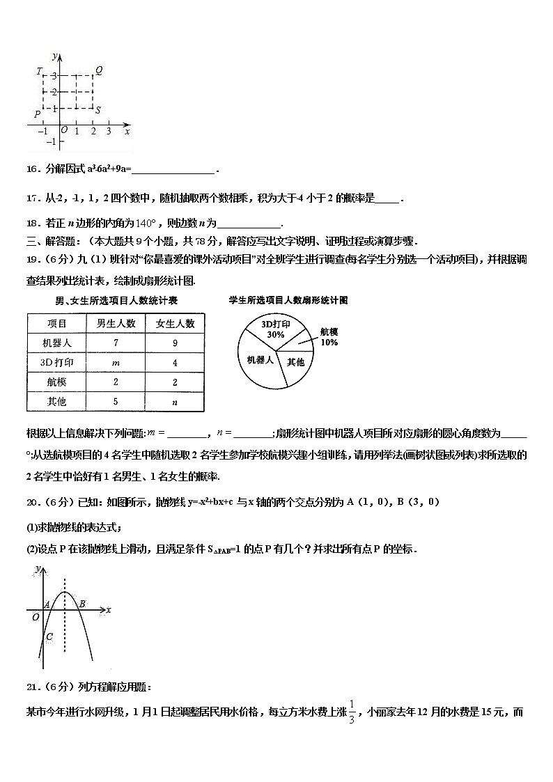 2022届江苏省南通市如皋市搬经镇市级名校中考数学押题卷含解析第3页
