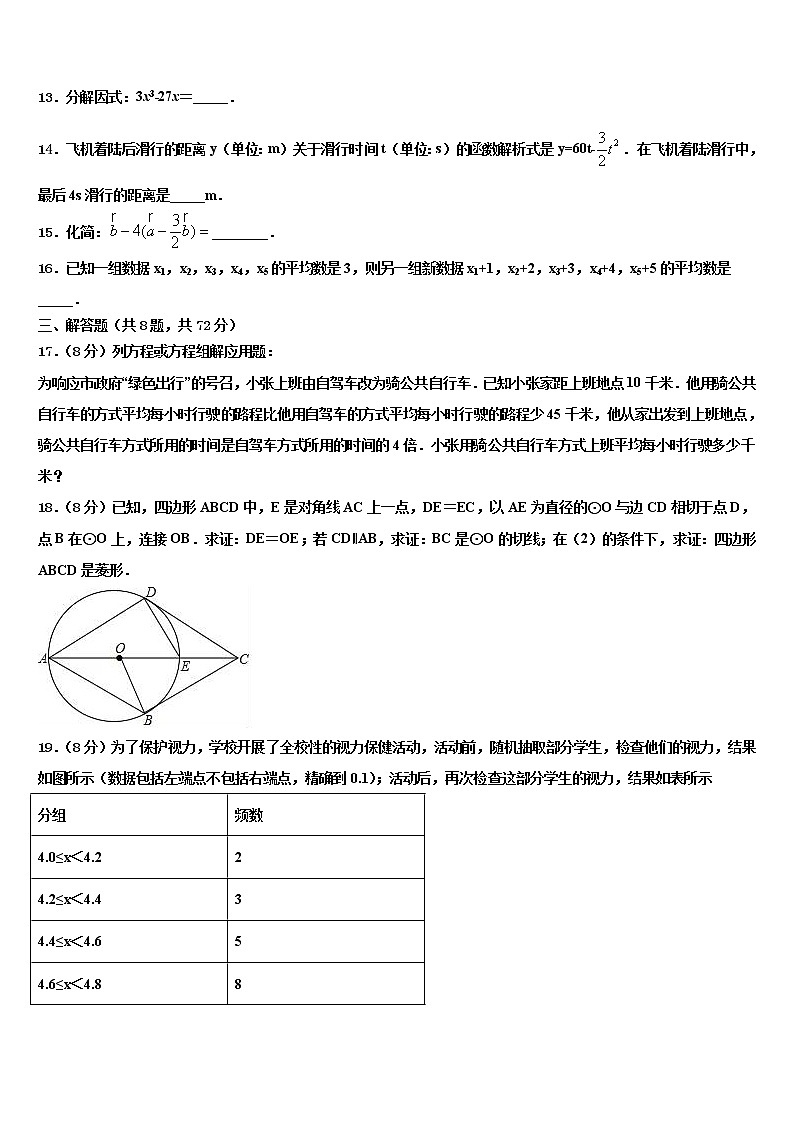 2022屆內(nèi)蒙古通遼市中考試題猜想數(shù)學(xué)試卷含解析第3頁(yè)
