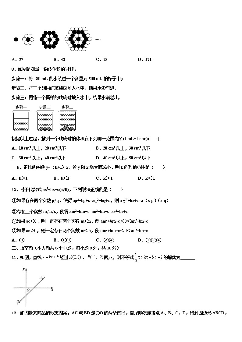 2022年福建省永泰县中考联考数学试题含解析第2页