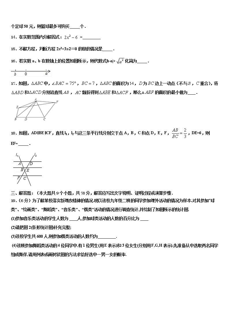 2022年广东省揭阳普宁市重点中学中考数学模试卷含解析第3页