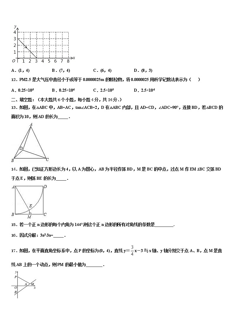2022年湖南省长沙市明德华兴中学中考联考数学试卷含解析03