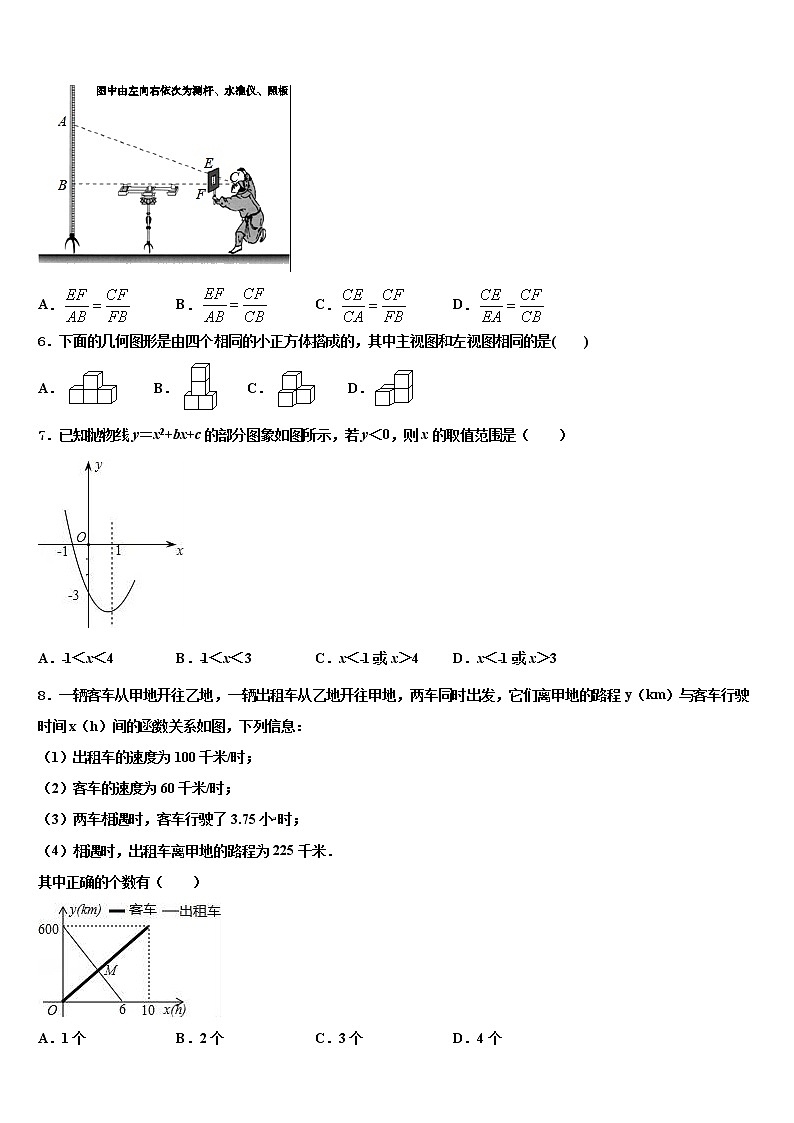 河北省保定市二中学分校2021-2022学年中考数学模拟试题含解析第2页