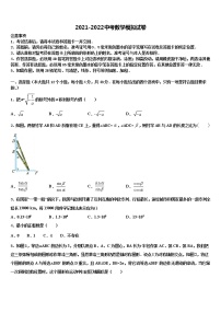 湖南长沙雅礼实验中学2021-2022学年中考联考数学试卷含解析