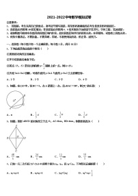 江蘇省南京市南京民辦育英第二外國(guó)語(yǔ)校2022年中考數(shù)學(xué)仿真試卷含解析