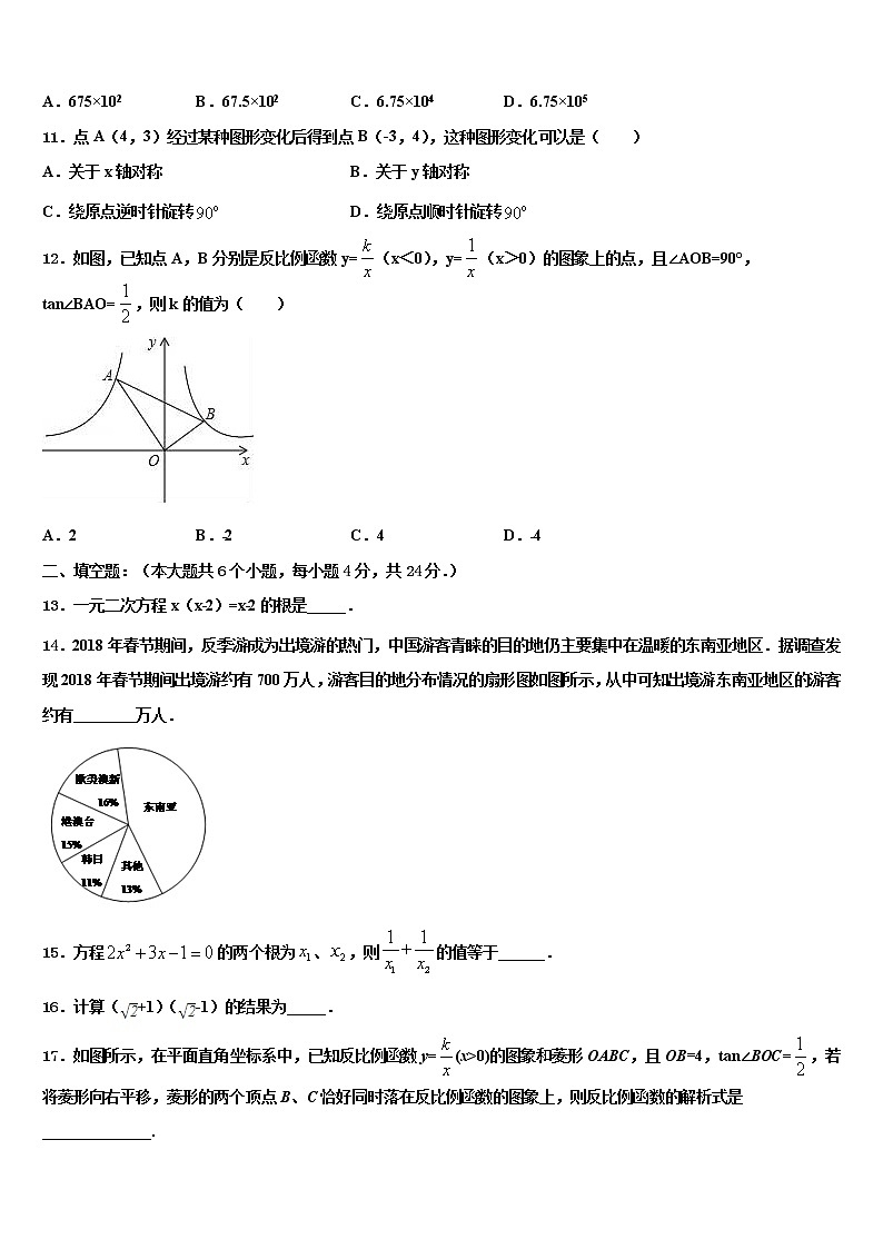 江西省分宜县重点名校2021-2022学年中考数学模拟试题含解析03