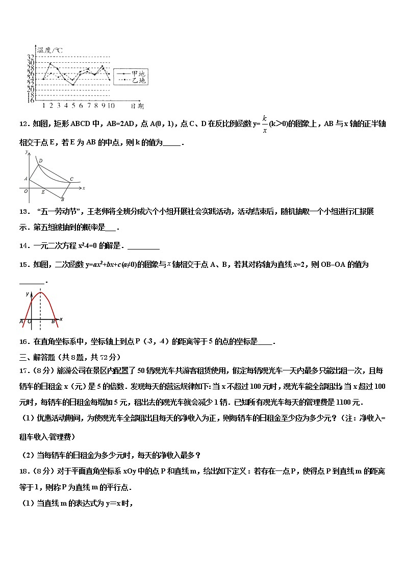 江西省高安市第四中学2021-2022学年中考四模数学试题含解析03