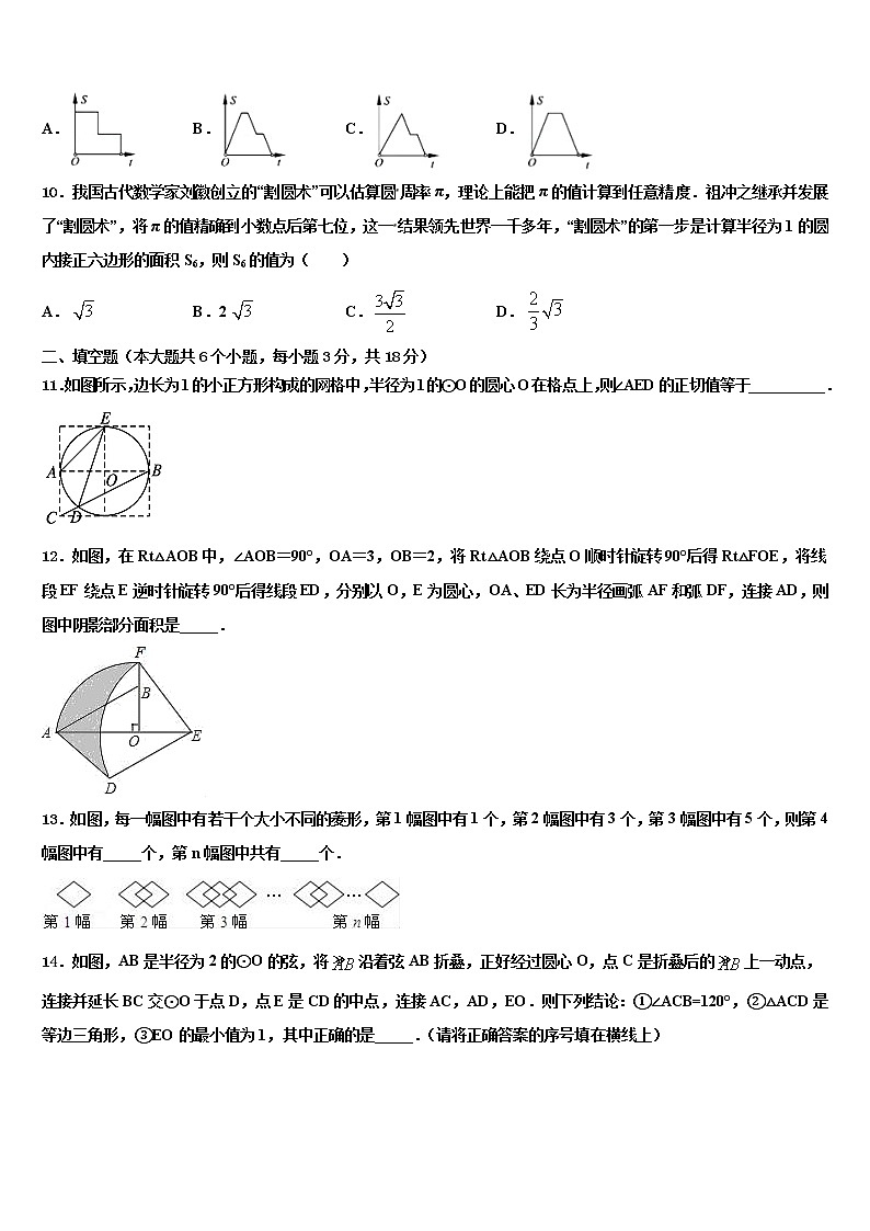 陕西师范大附属中学2021-2022学年中考数学模拟精编试卷含解析03