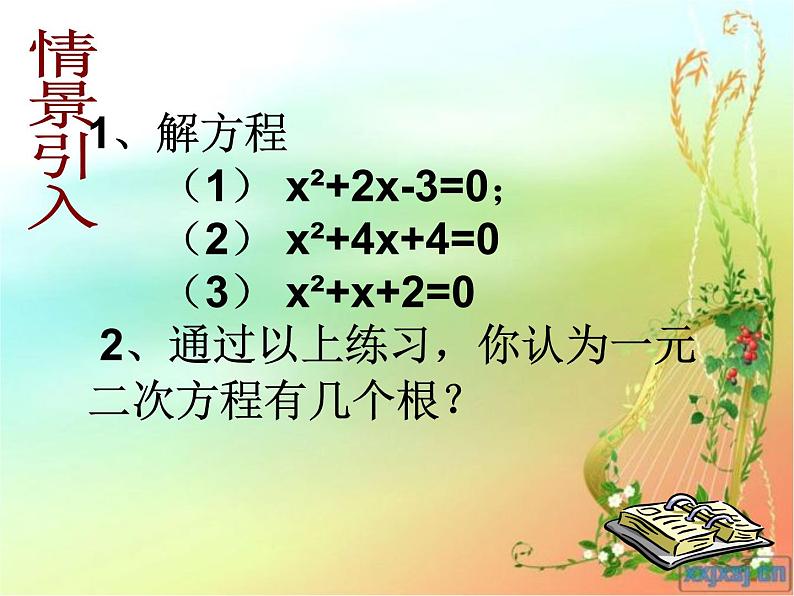 一元二次方程根的判别式课件PPT第2页