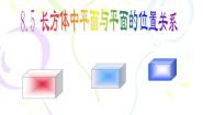 沪教版 (五四制)六年级下册第八章  长方体的再认识第5节  长方体中平面与平面位置关系的认识评课ppt课件