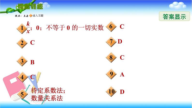 人教版九年级数学下册 第二十六章 26.1.1 反比例函数 习题课件(共26张ppt)02