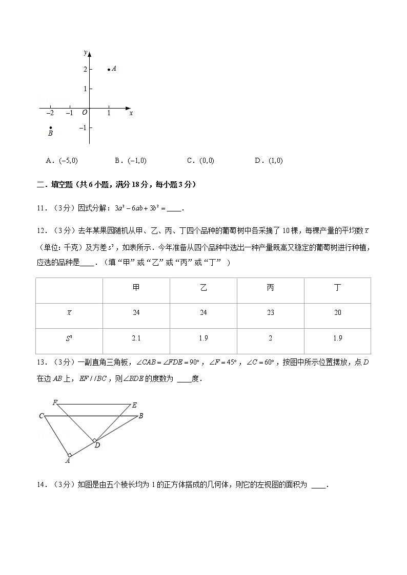 2022年沈阳中考数学模拟卷(原卷版)第3页