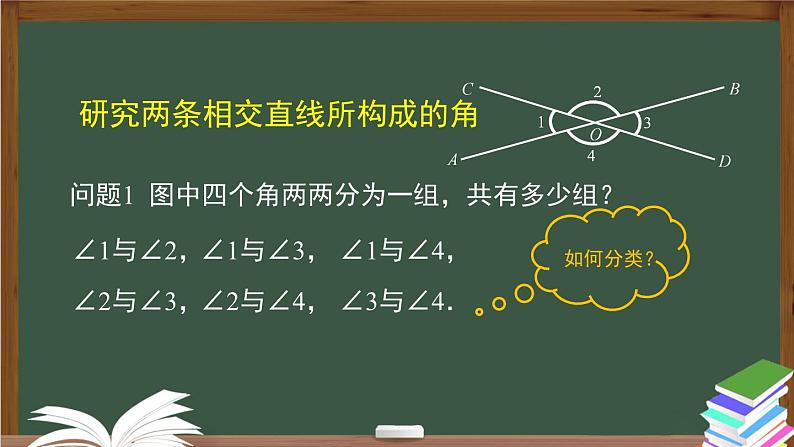 人教版数学七年级下册5.1.1相交线 课件第7页