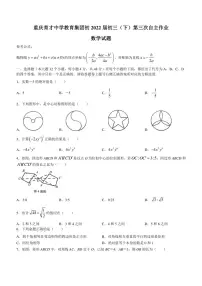 2022年重庆市育才中学教育集团九年级下学期三诊考试 数学 试题（含答案）