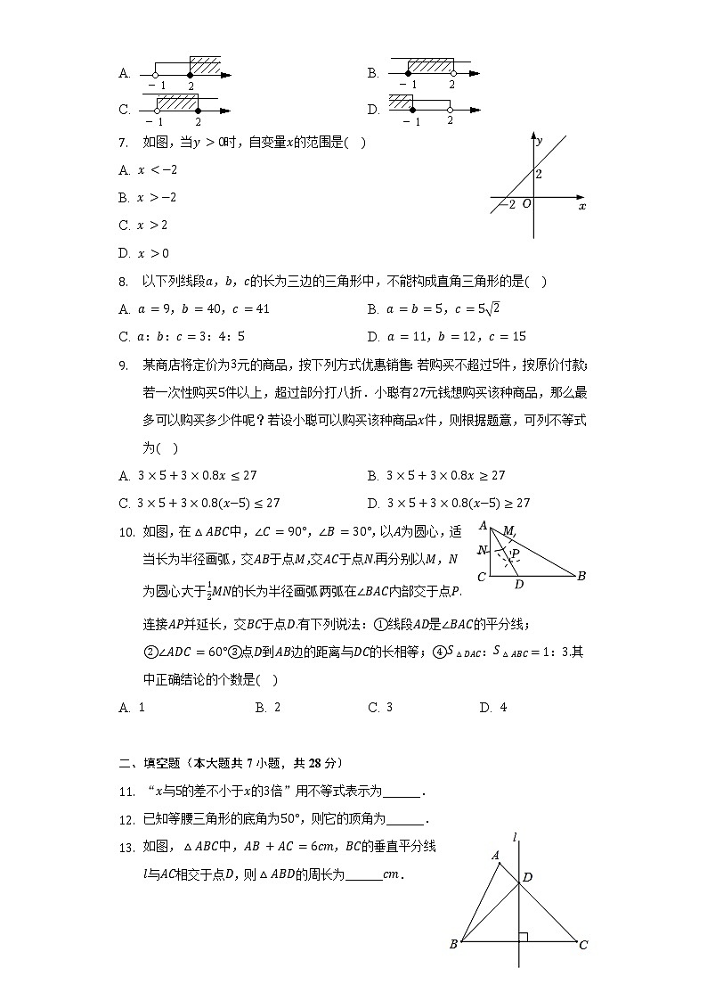 2021-2022学年广东省佛山市教研联盟八年级(下)月考数学试卷(4月份)(含解析)第2页