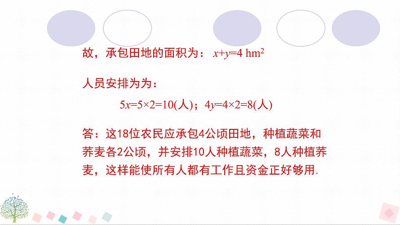 8.3实际问题与二元一次方程组 第2课时 配套问题 人教版数学七年级下册 课件第6页
