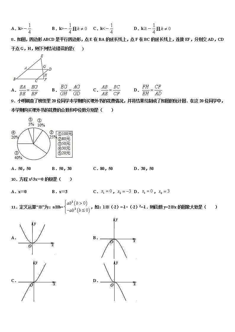 2021-2022學(xué)年甘肅省隴南市中考數(shù)學(xué)最后一模試卷含解析第2頁