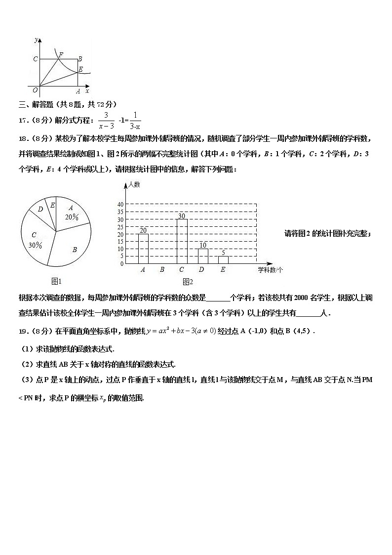 2021-2022学年广西壮族自治区河池市凤山县中考试题猜想数学试卷含解析03