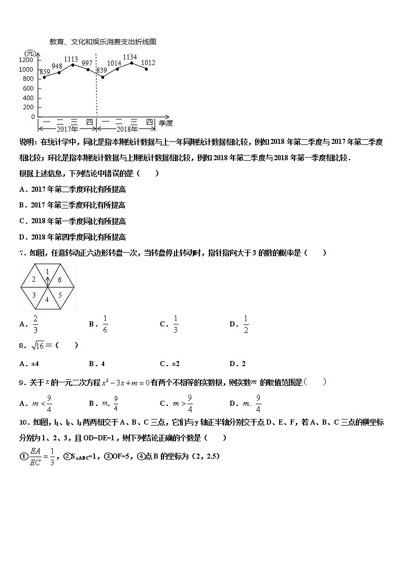 2021-2022学年黑龙江省哈尔滨市阿城区朝鲜族中学中考数学模拟试题含解析第2页