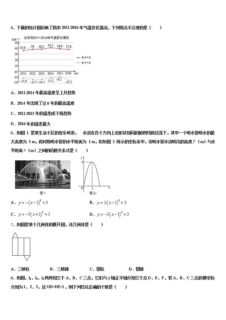 2021-2022学年湖南省邵阳市邵东县中考数学考试模拟冲刺卷含解析第2页