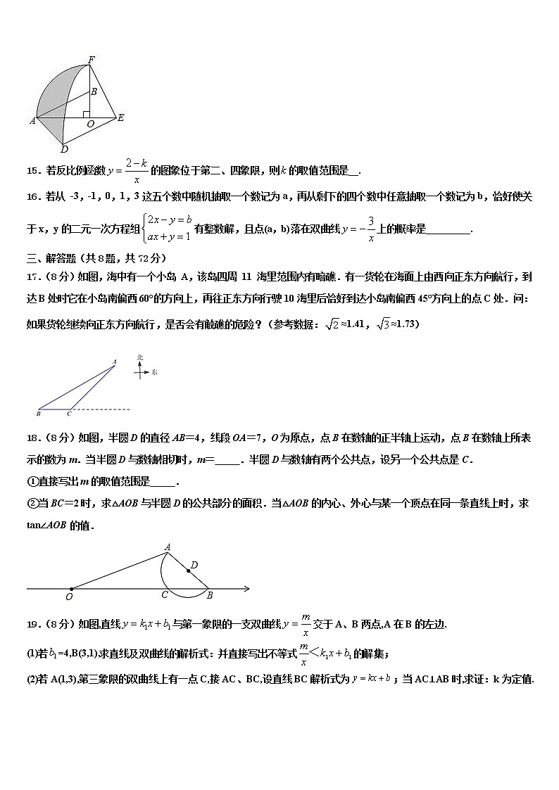 2021-2022学年湖南省株洲市醴陵市达标名校中考适应性考试数学试题含解析第3页