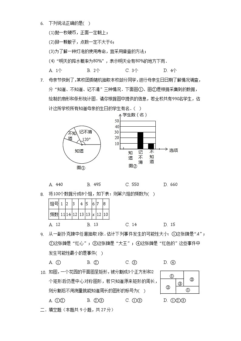 2021-2022学年江苏省徐州市丰县八校八年级(下)段考数学试卷(3月份)(含解析)第2页