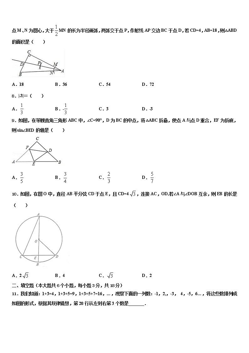 2021-2022学年江苏省兴化市楚水初级中学中考二模数学试题含解析第2页