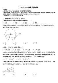 2021-2022學(xué)年內(nèi)蒙古霍林郭勒市中考數(shù)學(xué)最后一模試卷含解析