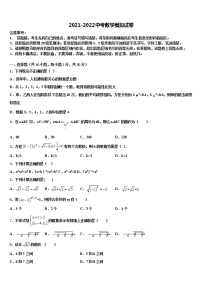 2021-2022學(xué)年遼寧省本溪市名校中考數(shù)學(xué)仿真試卷含解析
