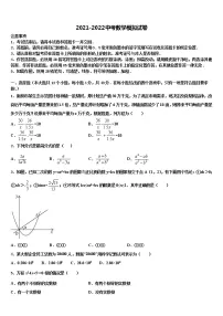 2021-2022学年南京市第一中学中考数学最后一模试卷含解析