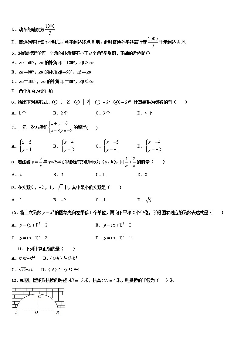 2021-2022学年江苏省无锡市滨湖区重点中学中考数学考试模拟冲刺卷含解析第2页