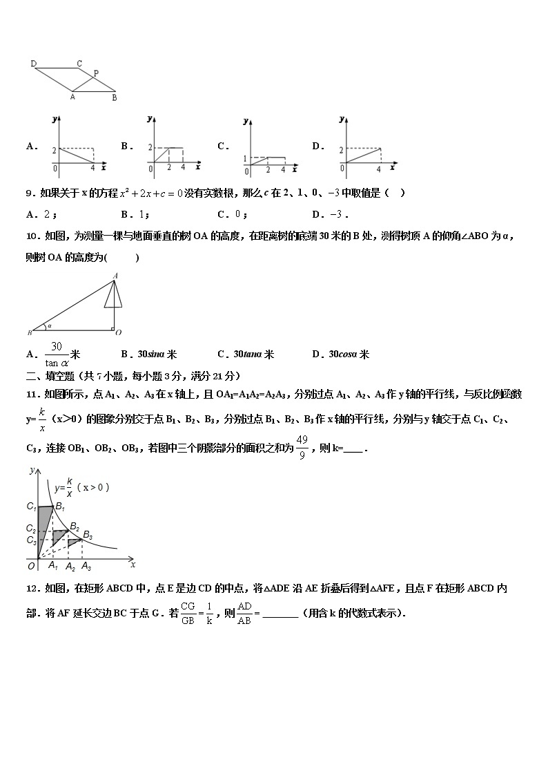 2022届广东省揭阳市空港区初中数学毕业考试模拟冲刺卷含解析03