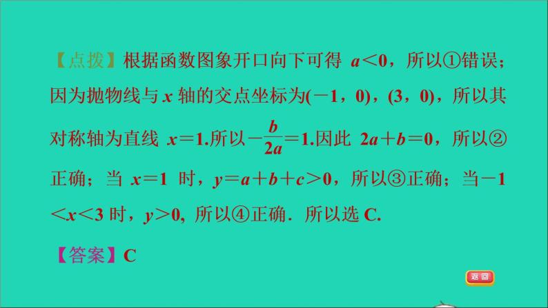 二次函数全章热门考点整合应用习题课件08