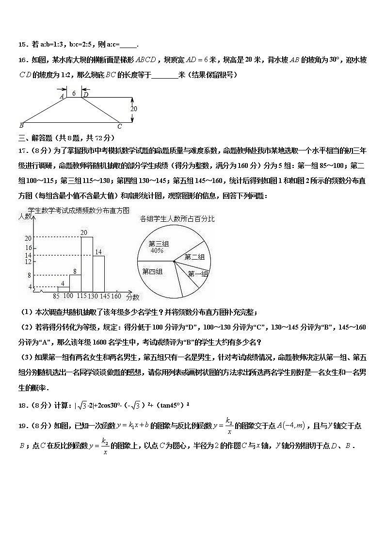 2022届湖南省长沙市西雅中学中考数学考前最后一卷含解析第3页