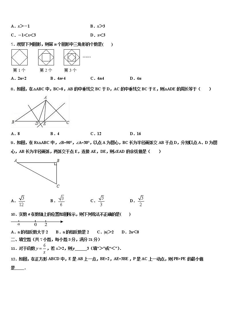 2022届江苏省南通市港闸区重点名校中考冲刺卷数学试题含解析02