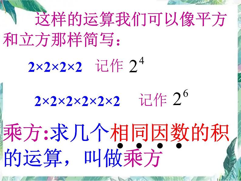 人教版 七年级数学上册 有理数的乘方 课件第7页