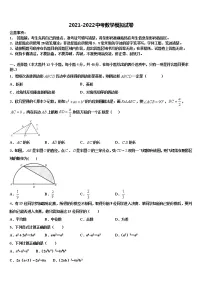 2022届山东省德州市夏津县中考数学考试模拟冲刺卷含解析