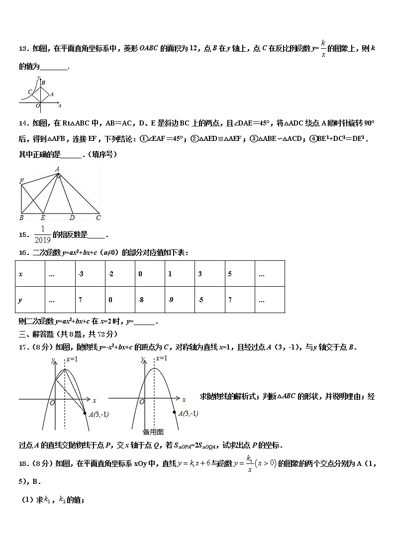 2022届山东省济南市天桥区十校联考最后数学试题含解析第3页