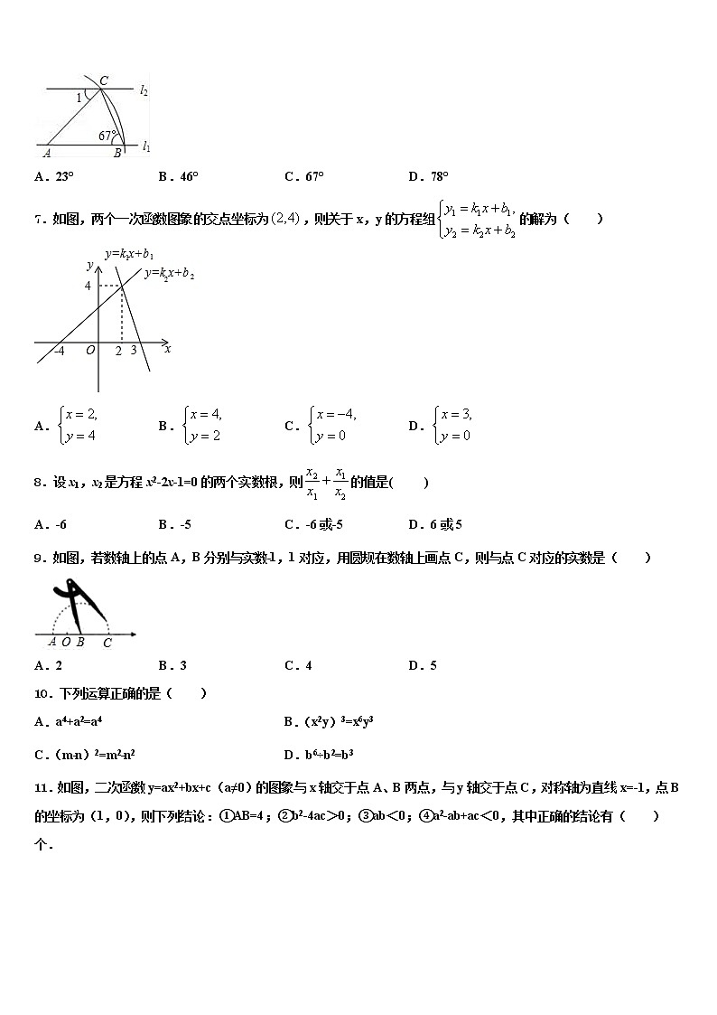2022届四川省仁寿县联谊学校中考猜题数学试卷含解析02