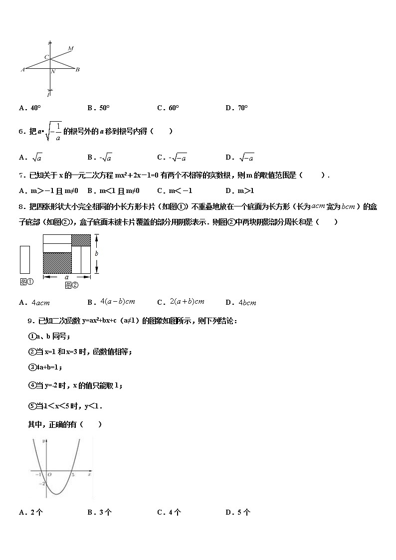 2022年广东省广州市白云区广雅实验校中考押题数学预测卷含解析02