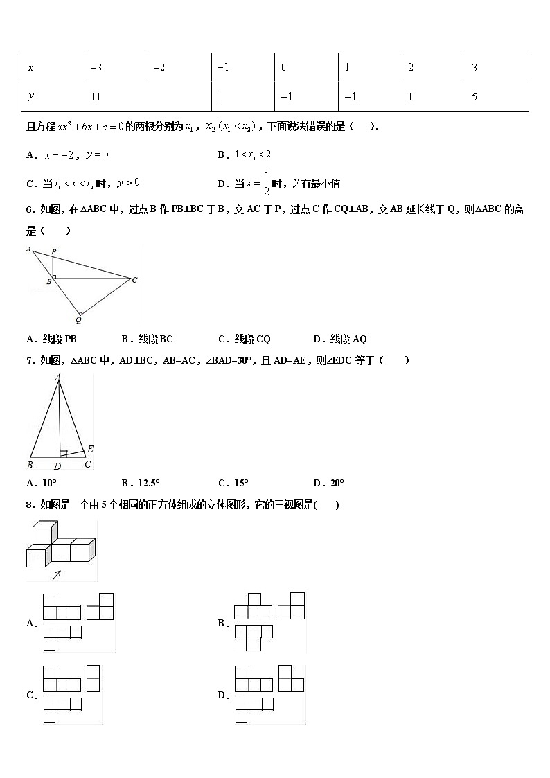 2022年贵州省毕节市七星关区第三实验校中考数学押题试卷含解析02
