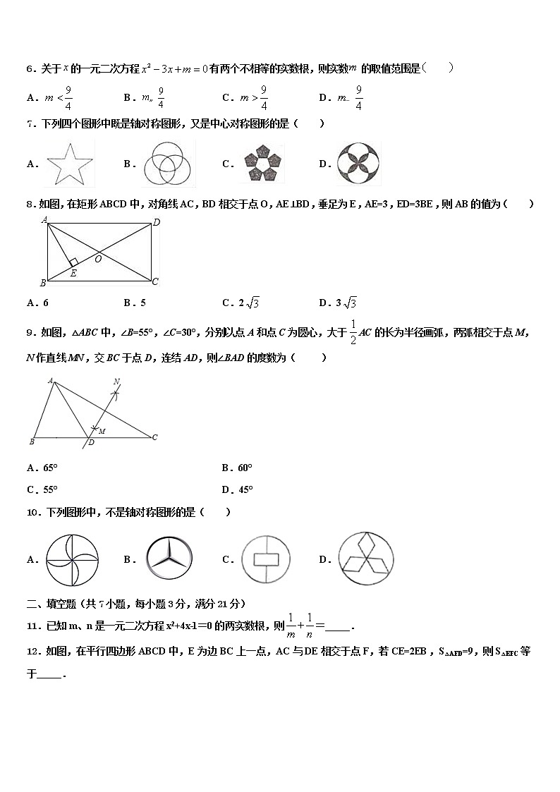 2022年海南省省直辖县重点名校中考数学猜题卷含解析第2页