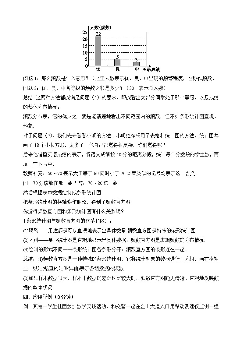 北師大版七年級數(shù)學上冊6.3.2《頻數(shù)直方圖》教案第2頁