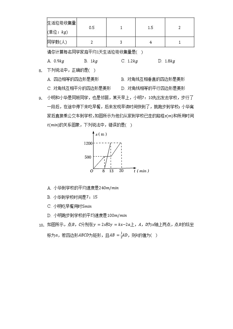 2021-2022学年广东省广州市花都区八年级(下)期末数学试卷(含解析)第2页