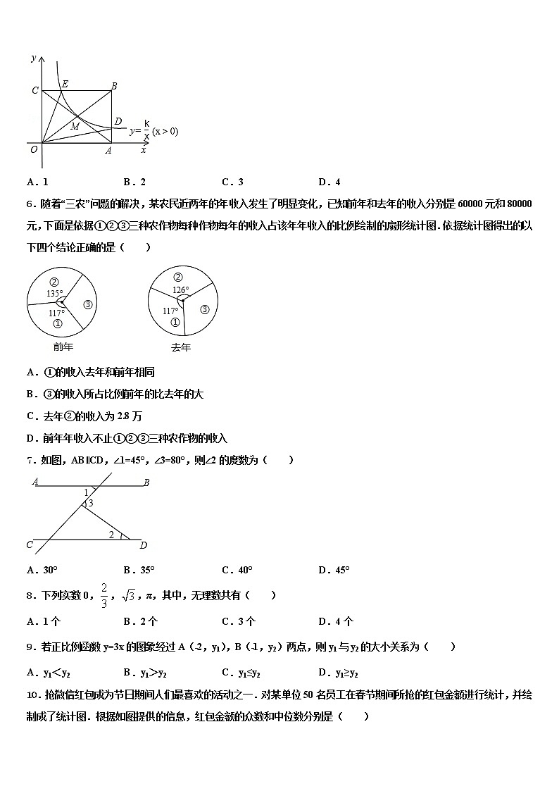2022年江苏省扬州市教院重点名校中考押题数学预测卷含解析02