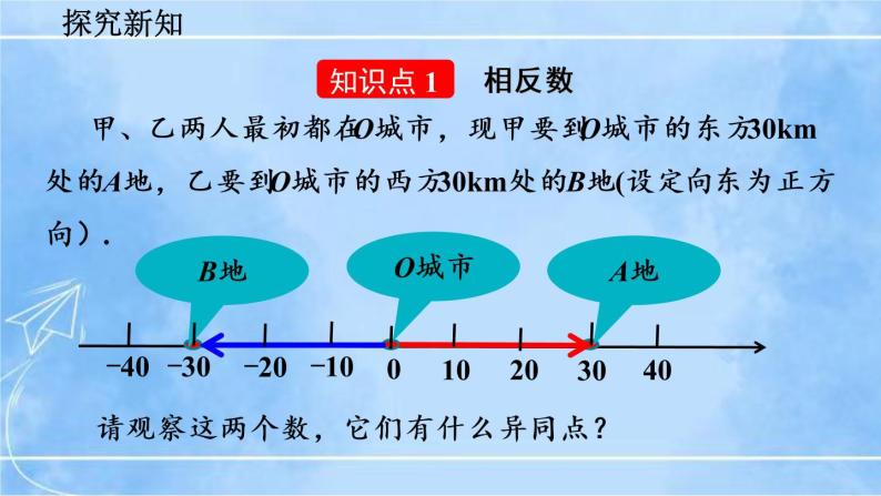 北师大版七年级上册教学课件—2.3 绝对值04