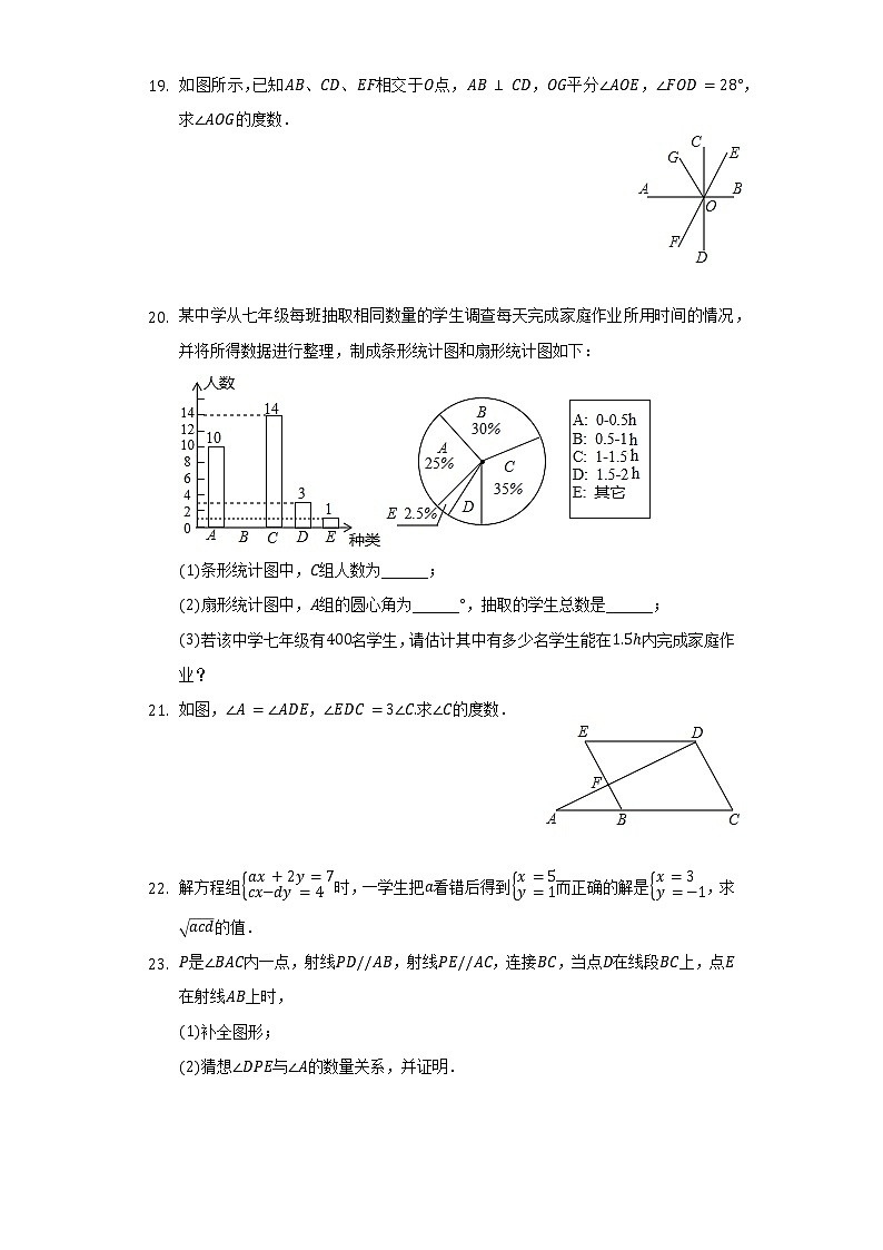 2021-2022学年辽宁省大连市金普新区七年级(下)期末数学试卷(Word解析版)03