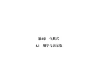 4.1 用字母表示数-2022-2023学年七年级数学上册同步习题课件(浙教版)(共25张PPT)