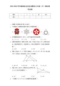 2021-2022学年湖南省永州市双牌县八年级（下）期末数学试卷（Word解析版）